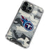 NFL Tennessee Titans Camo iPhone 14 Pro Clear Case