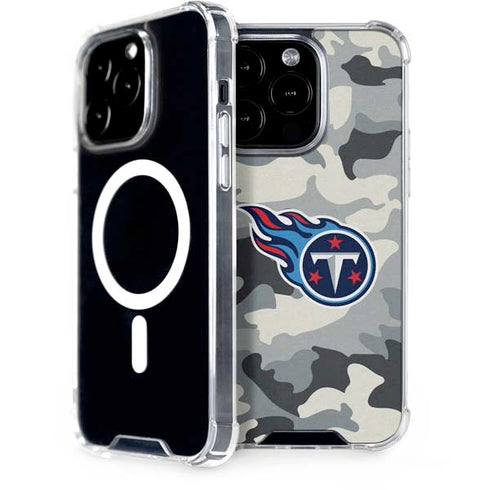 NFL Tennessee Titans Camo iPhone 15 Pro MagSafe Case