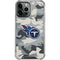 NFL Tennessee Titans Camo iPhone 14 Pro Max Clear Case