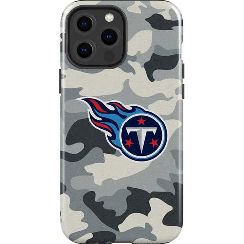 NFL Tennessee Titans Camo iPhone 15 Pro Max Impact Case