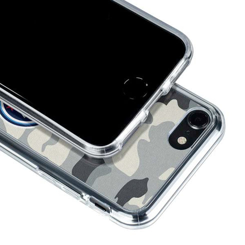 NFL Tennessee Titans Camo iPhone SE (2nd & 3rd Gen) Clear Case