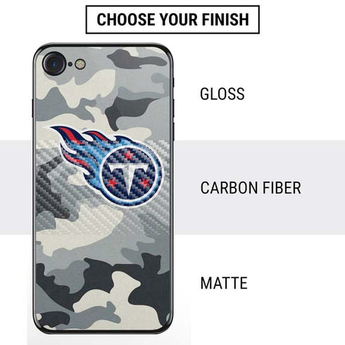 NFL Tennessee Titans Camo iPhone SE (2nd & 3rd Gen) Skin