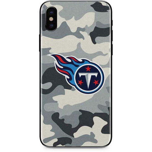 NFL Tennessee Titans Camo iPhone X Skin