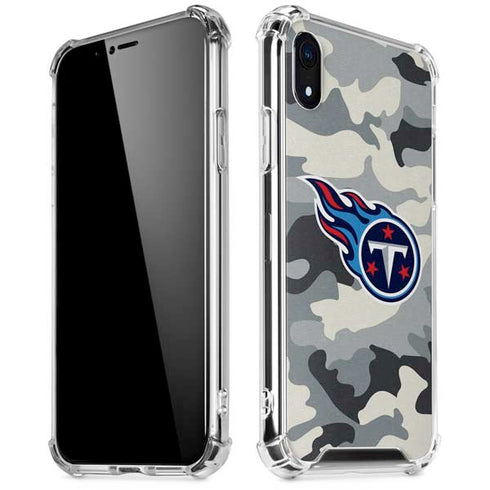 NFL Tennessee Titans Camo iPhone XR Clear Case
