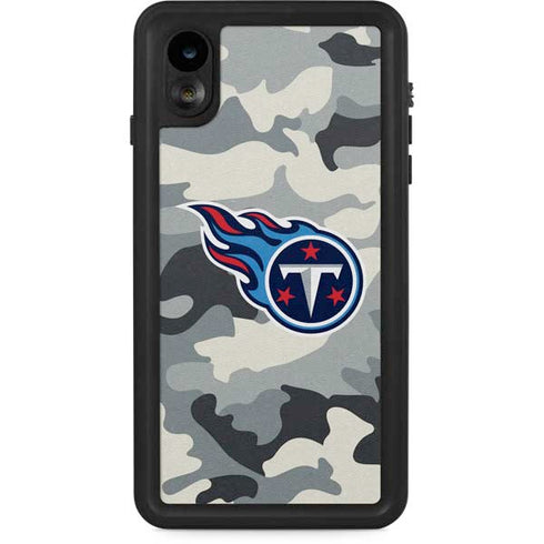 NFL Tennessee Titans Camo iPhone XR Waterproof Case