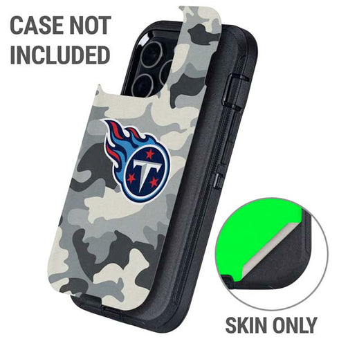 NFL Tennessee Titans Camo Otterbox Defender iPhone Skin