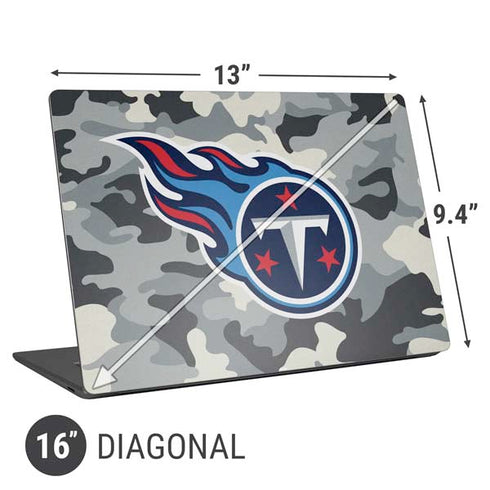 NFL Tennessee Titans Camo Universal Laptop 16in (13 x 9.4in) Skin