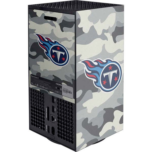NFL Tennessee Titans Camo Xbox Series X Console Skin