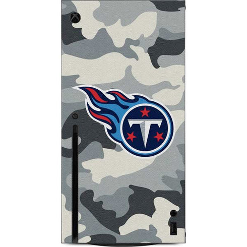 NFL Tennessee Titans Camo Xbox Series X Console Skin