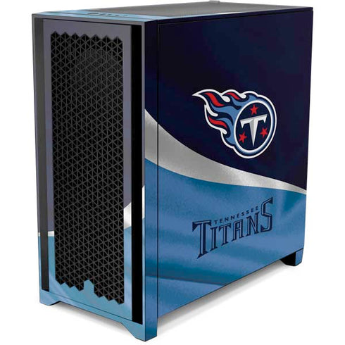 NFL Tennessee Titans Corsair 4000D Tempered Glass Mid-Tower ATX Case Skin