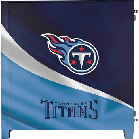 NFL Tennessee Titans Corsair 4000D Tempered Glass Mid-Tower ATX Case Skin