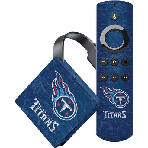 NFL Tennessee Titans Distressed Amazon Fire TV Skin