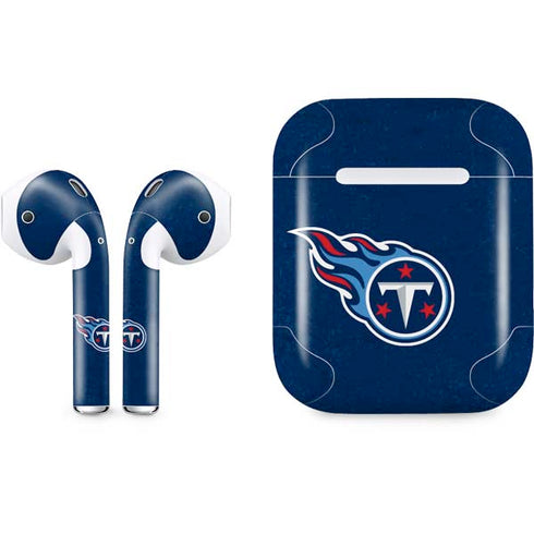 NFL Tennessee Titans Distressed Apple AirPods Skin
