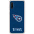 NFL Tennessee Titans Distressed Galaxy A10e Clear Case