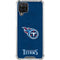 NFL Tennessee Titans Distressed Galaxy A12 Clear Case
