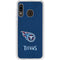 NFL Tennessee Titans Distressed Galaxy A20 Clear Case