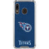 NFL Tennessee Titans Distressed Galaxy A30 Clear Case
