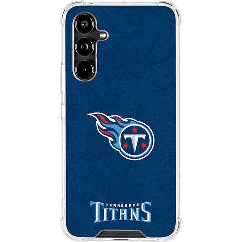 NFL Tennessee Titans Distressed Galaxy A54 5G Clear Case