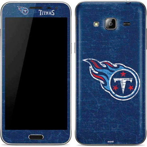 NFL Tennessee Titans Distressed Galaxy J3 Skin