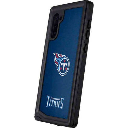 NFL Tennessee Titans Distressed Galaxy Note 10 Waterproof Case