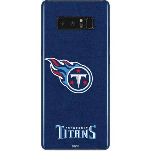 NFL Tennessee Titans Distressed Galaxy Note 8 Skin
