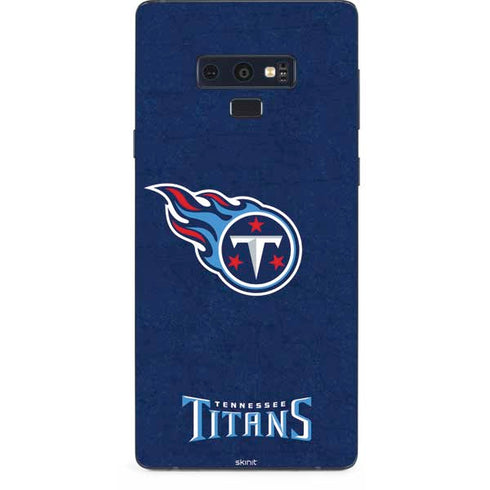 NFL Tennessee Titans Distressed Galaxy Note 9 Skin