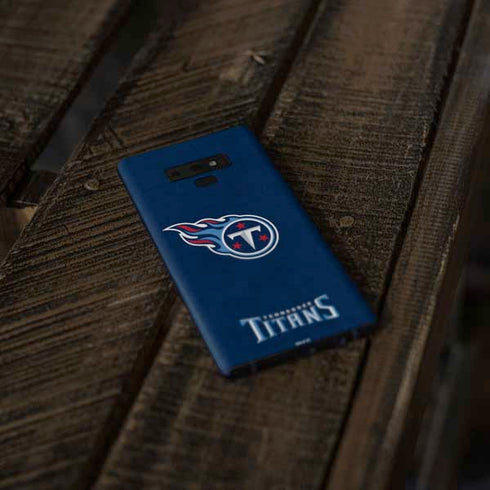 NFL Tennessee Titans Distressed Galaxy Note 9 Skin