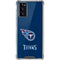NFL Tennessee Titans Distressed Galaxy Note20 5G Clear Case