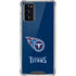 NFL Tennessee Titans Distressed Galaxy Note20 5G Clear Case