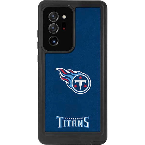 NFL Tennessee Titans Distressed Galaxy Note20 Ultra 5G Waterproof Case