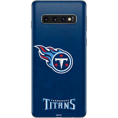 NFL Tennessee Titans Distressed Galaxy S10 Skin