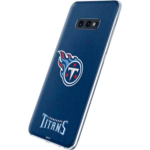 NFL Tennessee Titans Distressed Galaxy S10e Skin