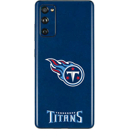 NFL Tennessee Titans Distressed Galaxy S20 Fan Edition Skin