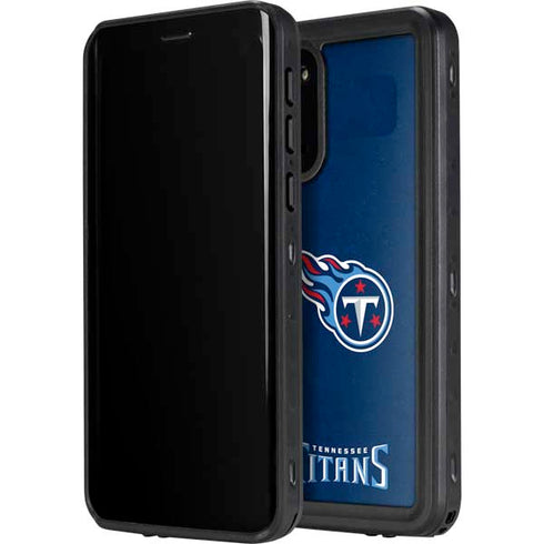 NFL Tennessee Titans Distressed Galaxy S20 Waterproof Case