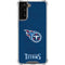 NFL Tennessee Titans Distressed Galaxy S21 FE Clear Case
