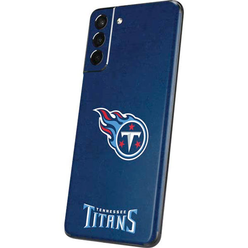 NFL Tennessee Titans Distressed Galaxy S21 Plus 5G Skin