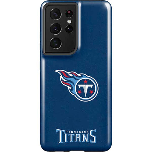 NFL Tennessee Titans Distressed Galaxy S21 Ultra 5G Pro Case