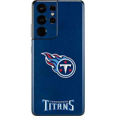 NFL Tennessee Titans Distressed Galaxy S21 Ultra 5G Skin