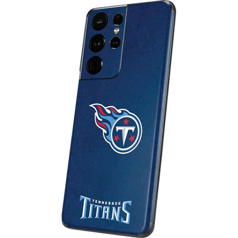 NFL Tennessee Titans Distressed Galaxy S21 Ultra 5G Skin