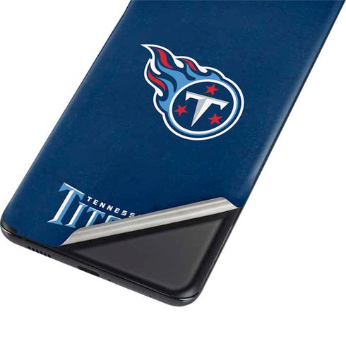 NFL Tennessee Titans Distressed Galaxy S21 Ultra 5G Skin