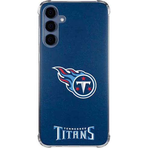 NFL Tennessee Titans Distressed Galaxy S24 Clear Case