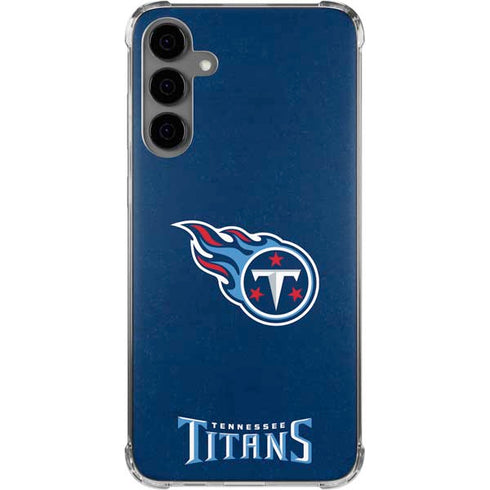 NFL Tennessee Titans Distressed Galaxy S24 Plus Clear Case