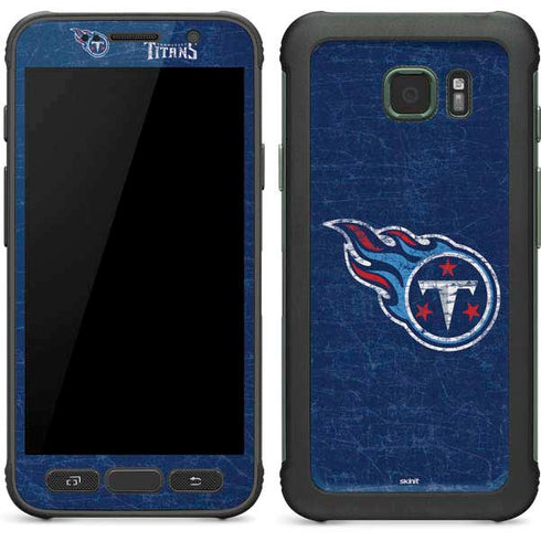 NFL Tennessee Titans Distressed Galaxy S7 Active Skin