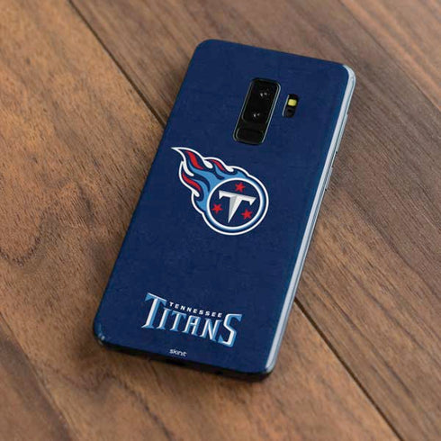 NFL Tennessee Titans Distressed Galaxy S9 Plus Skin