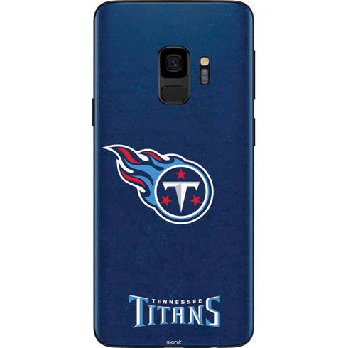 NFL Tennessee Titans Distressed Galaxy S9 Skin