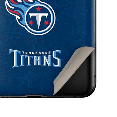 NFL Tennessee Titans Distressed Galaxy Z Flip Skin
