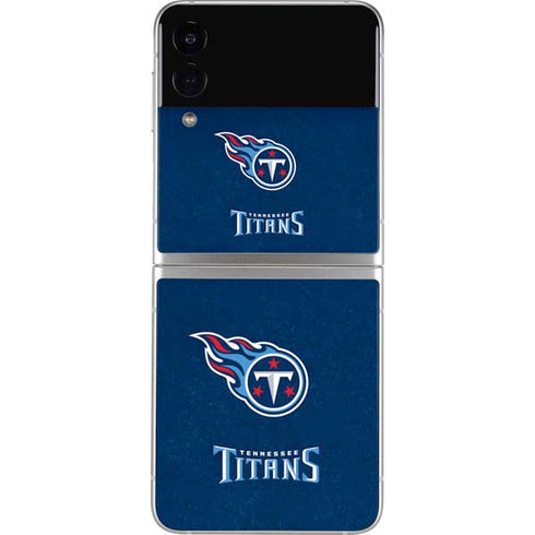 NFL Tennessee Titans Distressed Galaxy Z Flip3 5G Skin