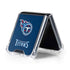 NFL Tennessee Titans Distressed Galaxy Z Flip5 5G Clear Case