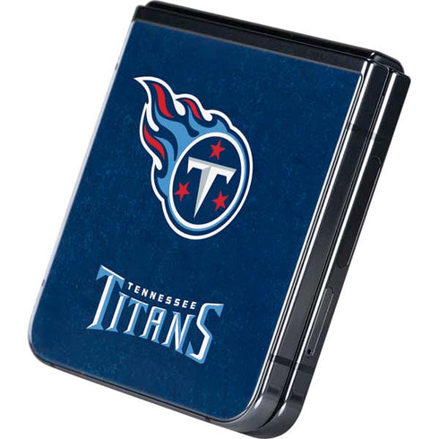 NFL Tennessee Titans Distressed Galaxy Z Flip5 5G Skin