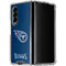 NFL Tennessee Titans Distressed Galaxy Z Fold4 5G Clear Case